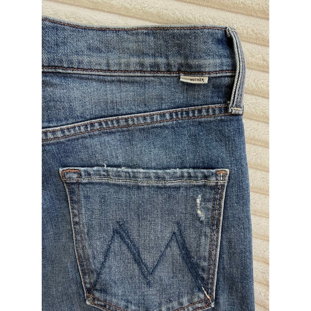 Mother The Pixie Tomcat Crop size 28 Not Cut & Pasted Ankle Jeans - Picture 12 of 15
